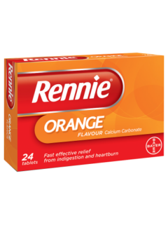 Rennie Orange Chewable - 24 tablets
