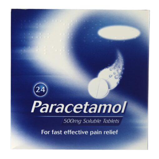 Paracetamol Soluble - 60 tablets