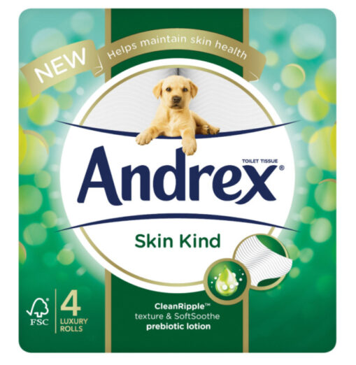 Andrex Skin Kind Soft Toilet Rolls x 4